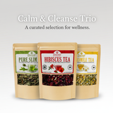 Load image into Gallery viewer, Three tea packages labeled &#39;Pure Slim&#39;, &#39;Hibiscus Tea&#39;, and &#39;Licorice Tea&#39; with a white background.